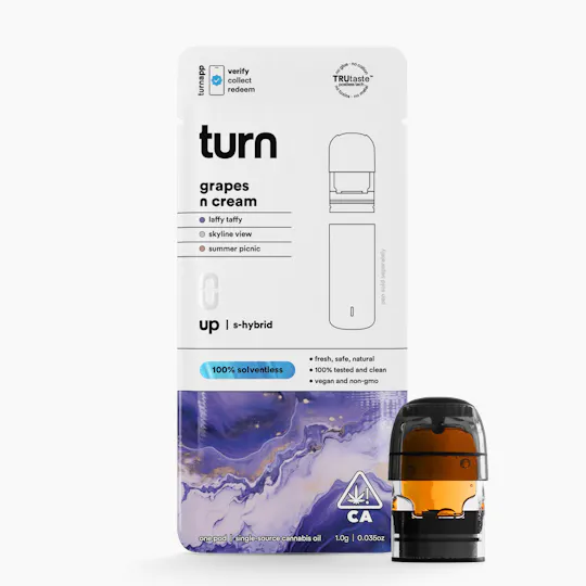 turn - Grapes N' Cream | 100% Solventless | Indica - 1