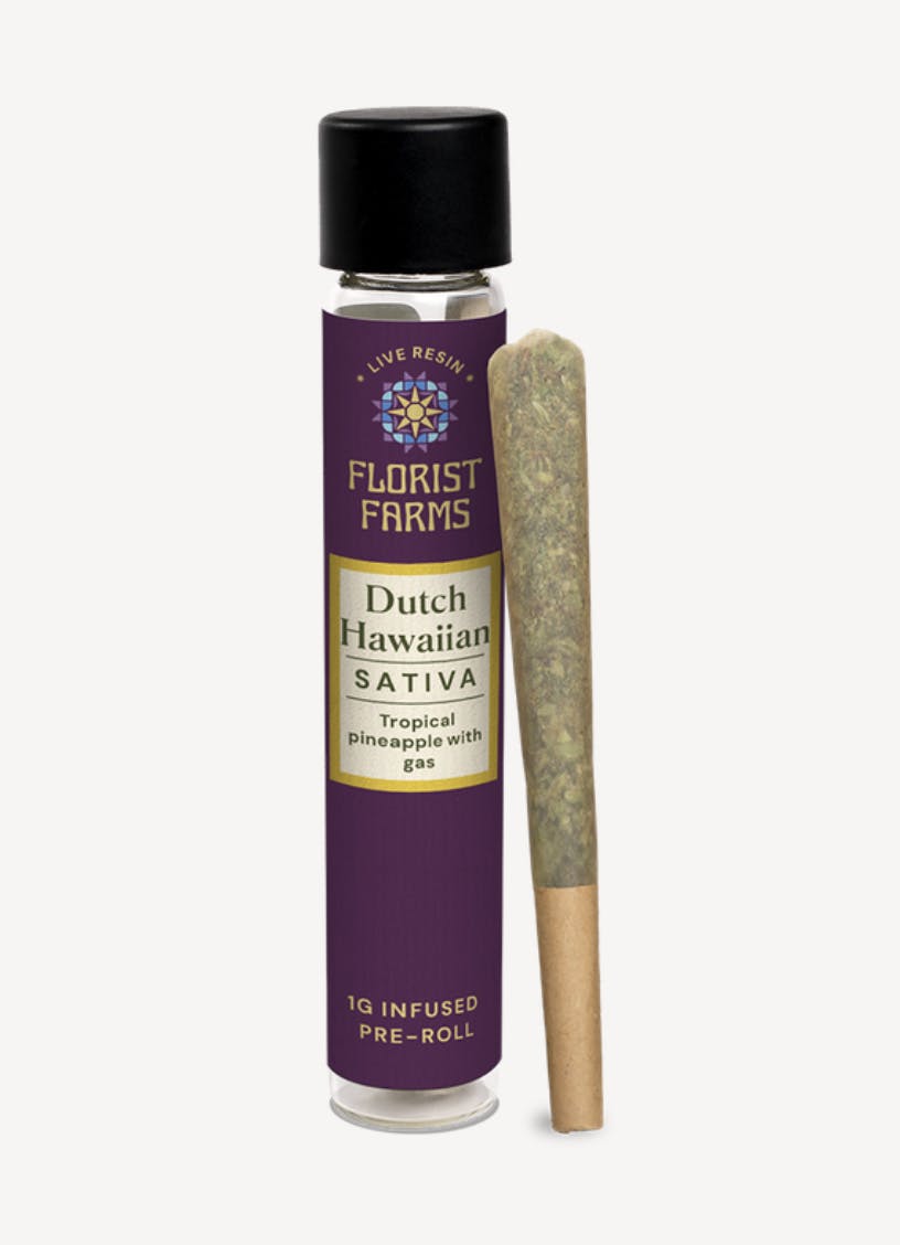 Florist Farms - Florist Farms | Dutch Hawaiian | Live Resin Infused Joints | 1g - 1