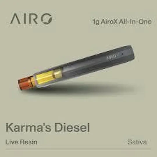 Airo Brands - Karma's Diesel | AiroX - Live Resin | 1g All-in-One - 1