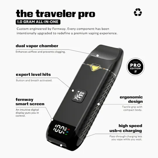 Fernway - Alpine Strawberry | Flavor Line | All-In-One Traveler PRO | 1.0g - 1