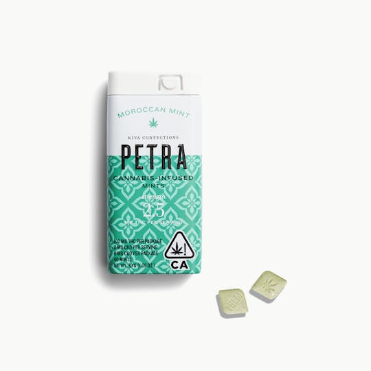 Kiva Confections - Petra Moroccan Mint Mints - 100mg - 1
