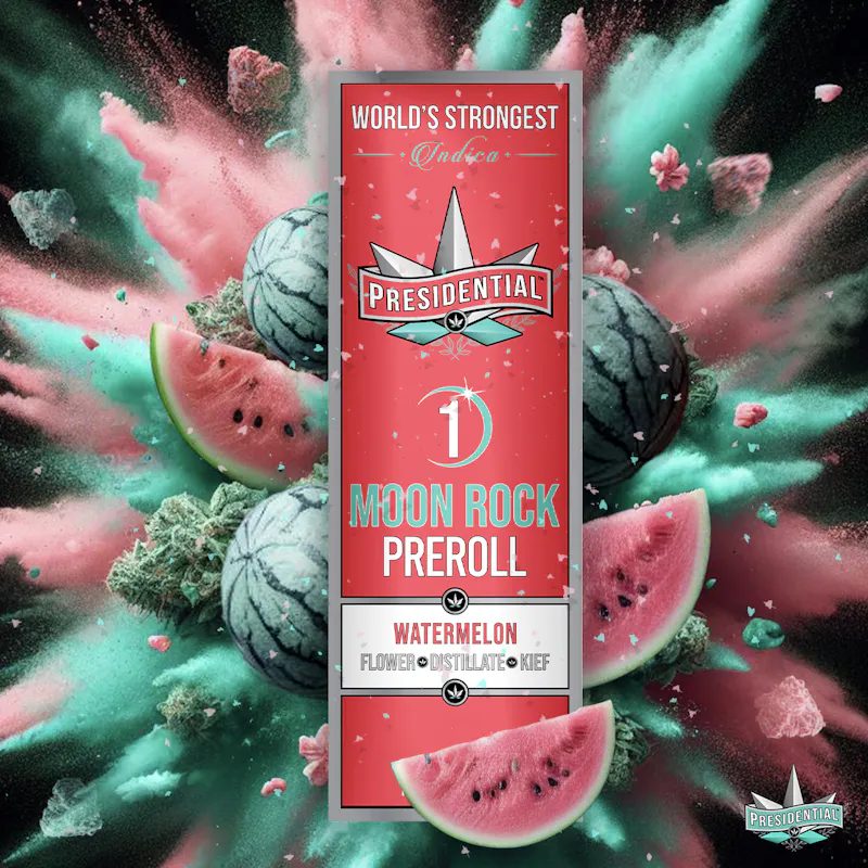 Presidential Moon Rock Preroll - Watermelon (1g) pre-roll