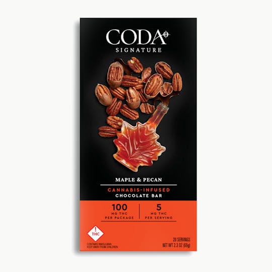 Coda Signature - Maple & Pecan Chocolate | 100mg THC - 1