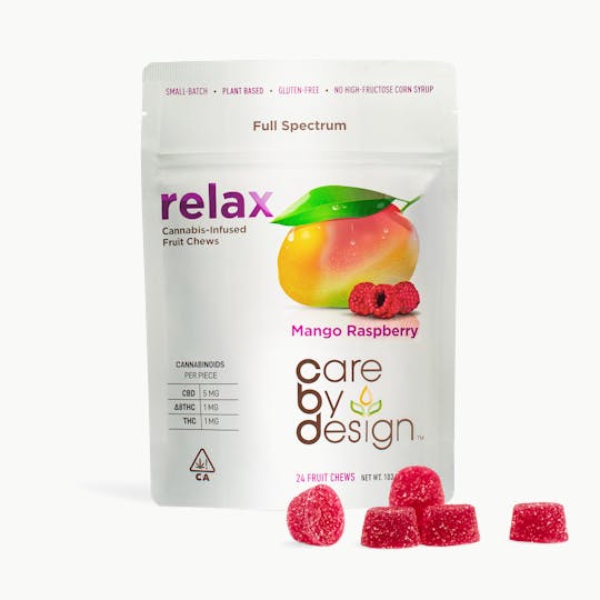 Care By Design - Care By Design | Gummies Mango Raspberry RELAX 24mg THC 24ct - 1