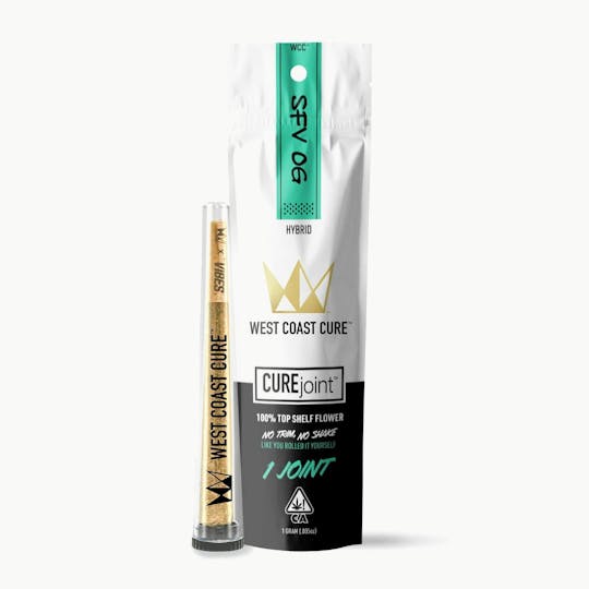 West Coast Cure - SFV OG - Top Shelf CUREjoint 1g - 1