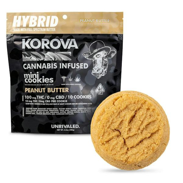 Korova Peanut Butter Mini Cookies