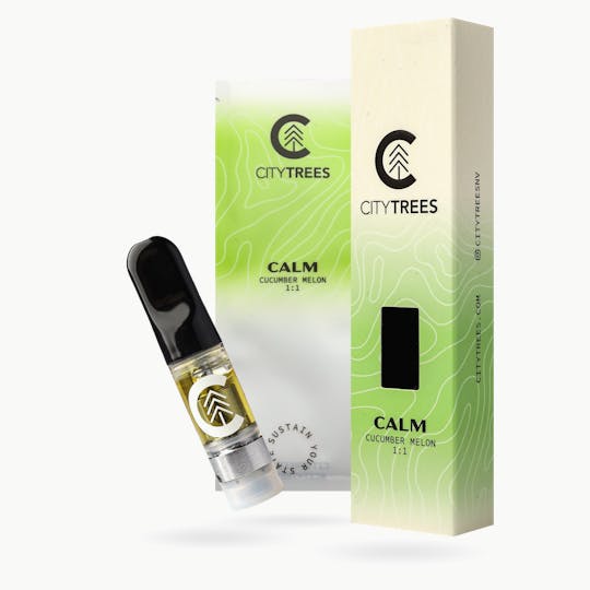 City Trees - City Trees .5g 1:1 THC:CBD Calm Cucumber Melon Cartridge - 1