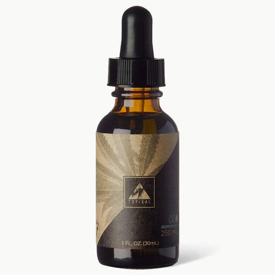 Topikal CBD - 250mg CBD Oil Tincture (Peppermint) - 1