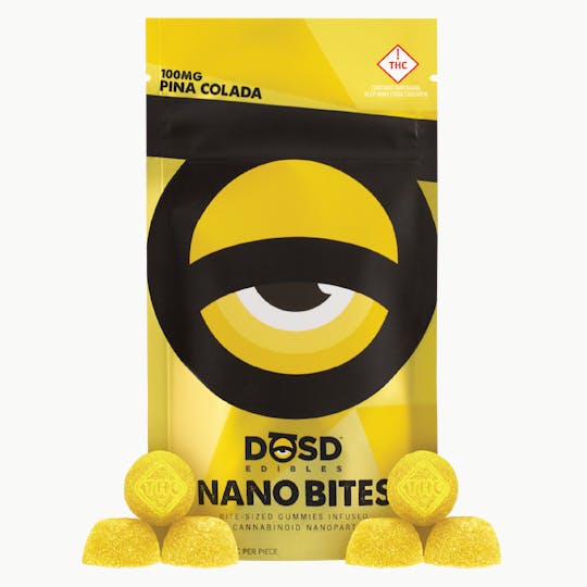 DŌSD Edibles - Nano Bites - Piña Colada 100mg - 1