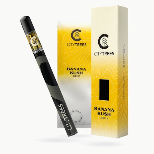City Trees - City Trees 500mg Banana Kush Disposable Vape Pen - 1