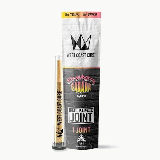 West Coast Cure - Strawberry Banana OG - Top Shelf CUREjoint 1g - 1