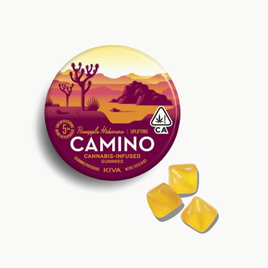 Kiva Confections - Camino Pineapple Habanero "Uplifting" Gummies - 1