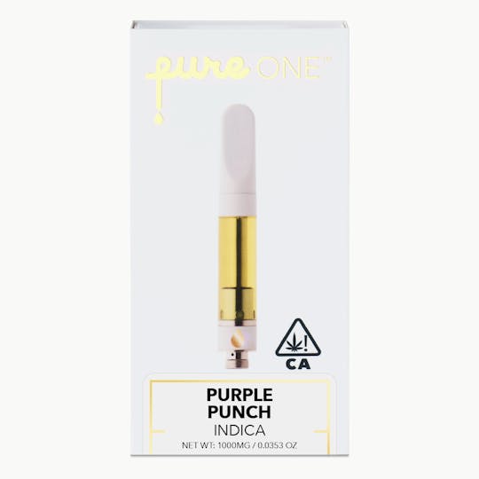 Pure Vape - Pure Cannabis Extract 1g Cartridge - Purple Punch - Indica - 1