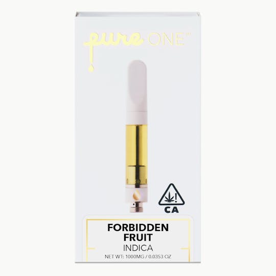 Pure Vape - Pure Cannabis Extract 1g Cartridge - Forbidden Fruit - Indica - 1