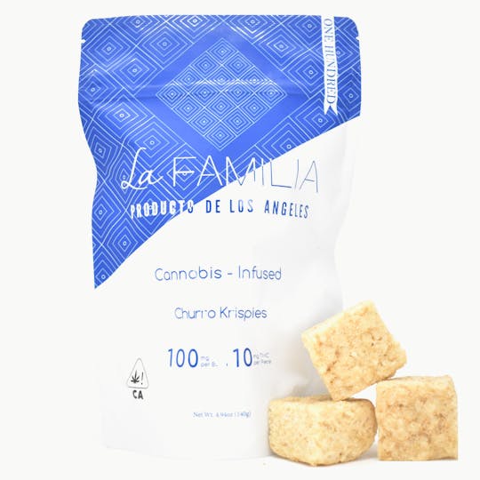 Product of Los Angeles - La Familia -Churro Rice Krispie 100mg - 1