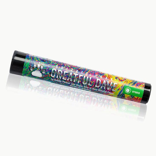 Grizzly Peak™ - Infused Greatful Dave Pre Roll (1g) - 1