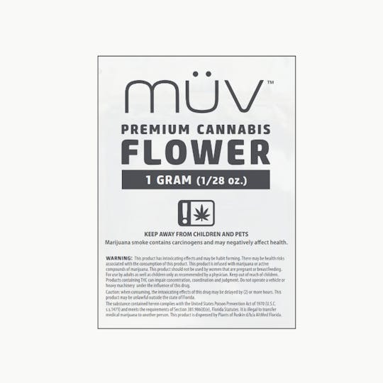 MÜV Cannabis Infused Products - MÜV Premium Cannabis Flower - Banana Hammock 1g - 1