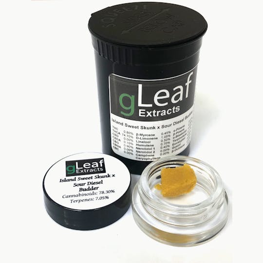 gLeaf - Island Sweet Skunk X Sour Diesel Budder - 1