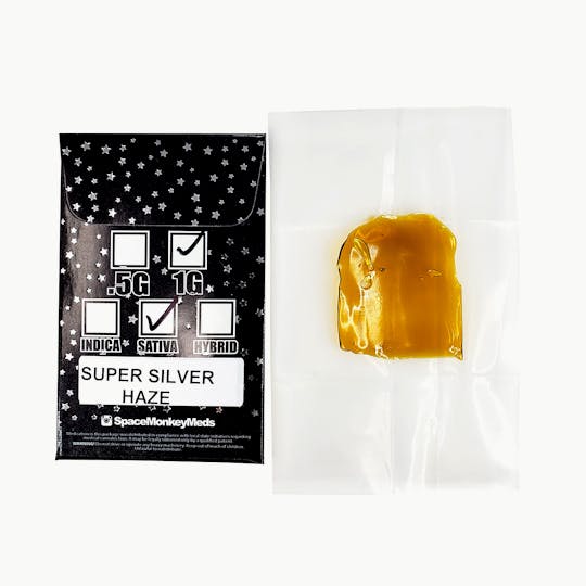 Space Monkey Meds - Super Silver Haze Shatter - 1