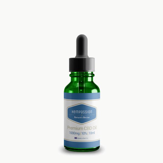 Hempassion - CBD Oil – 10ml – 10% – 1000mg - 1