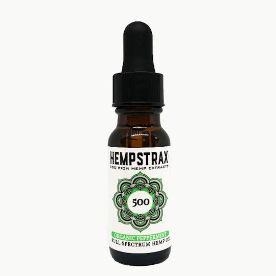 Hempstrax - 500mg Full Spectrum Tincture-7 flavors available - 1