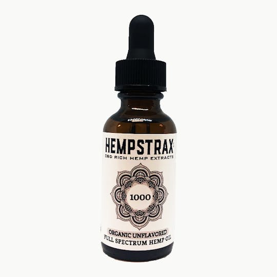 Hempstrax - 1000mg Full Spectrum Tincture-7 flavors available - 1