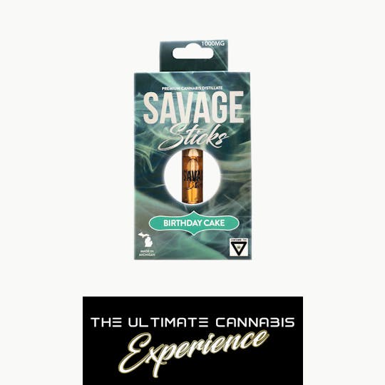 Savage Cannabis - Savage Stick Birthday Cake - 1