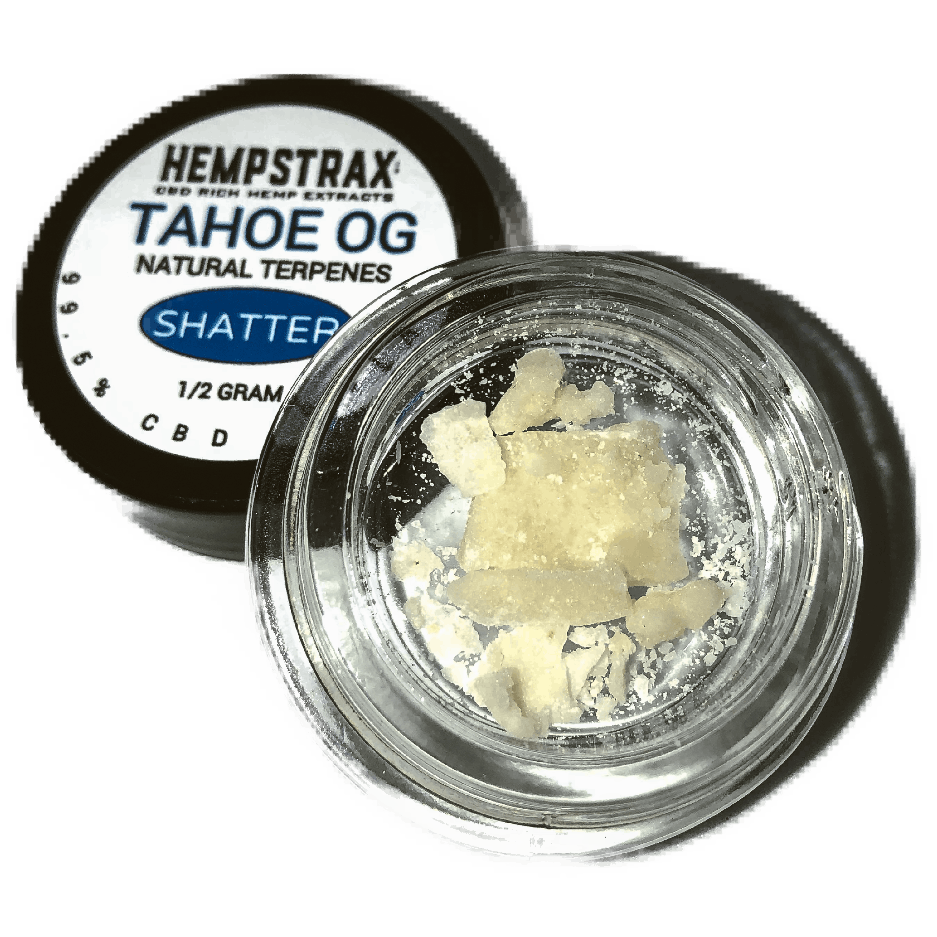 Hempstrax - Tahoe OG CBD Shatter - 1