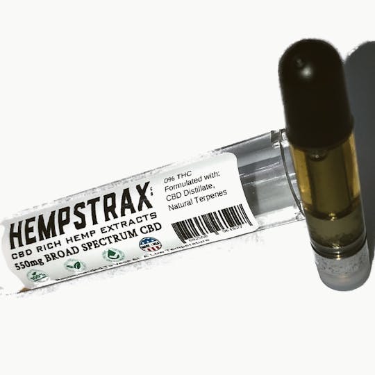Hempstrax - Grand Daddy Purple Vape Cartridge (CBD) - 1