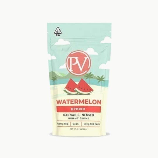 Platinum Vape - Platinum Vape 100mg Watermelon Gummy Coins - 1