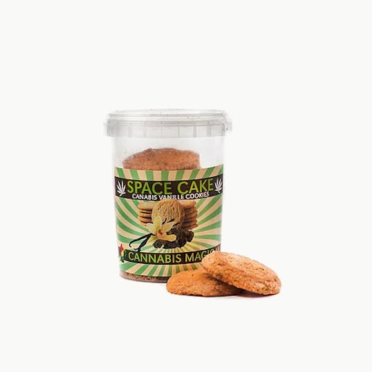 Magic Weed Amsterdam - CBD Vanilla Cookies made in Holland - 1