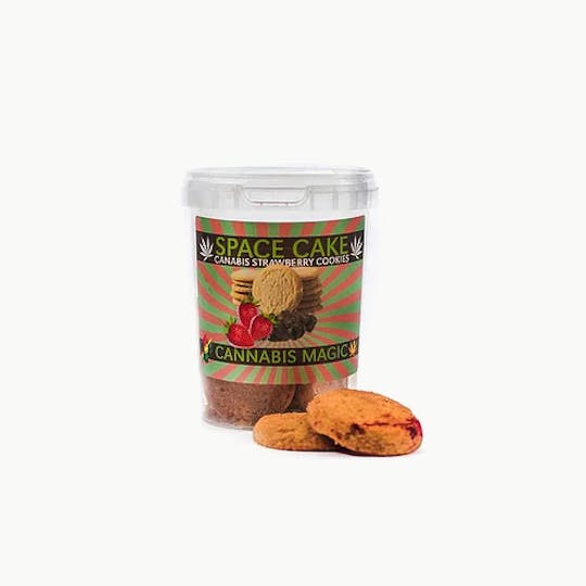Magic Weed Amsterdam - CBD Strawberry Cookies made in Holland - 1