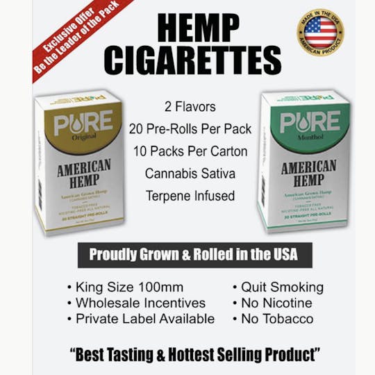 Herbal Outlander - The first ever All hemp CBD Cigarettes - 1