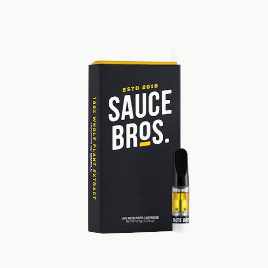 Sauce Bros. - Sauce Bros.™ 500mg Live Resin FSE Vape Cartridge - 1