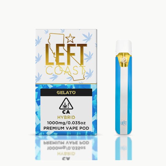 LEFT COAST - Gelato- Premium THC Pod 1G - 1