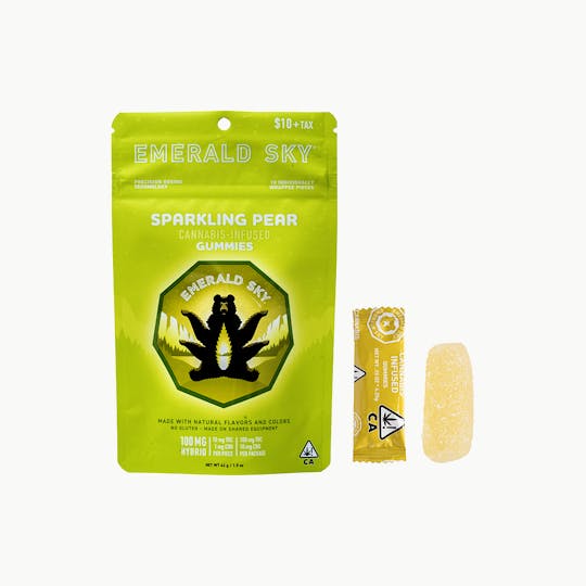 Emerald Sky - Emerald Sky Gummies - Sparkling Pear 100mg - 1