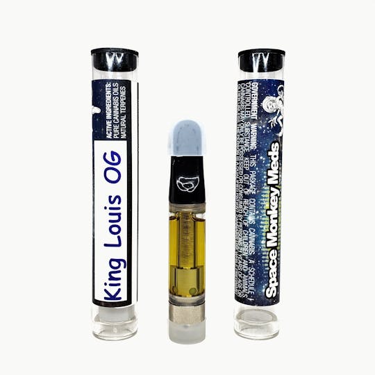 Space Monkey Meds - King Louis OG- Vape Cartridge (1g) - 1