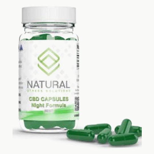 Natural Stress Solutions - Pure CBD Sleep Caps 10mg/pc (300mg/Bottle) - 1