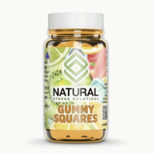 Natural Stress Solutions - Pure CBD Gummies 10mg/pc 100mg-Bottle - 1