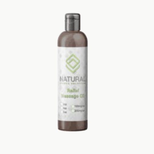 Natural Stress Solutions - Full Spectrum CBD Massage Oil 200mg/oz 2oz-Bottle - 1