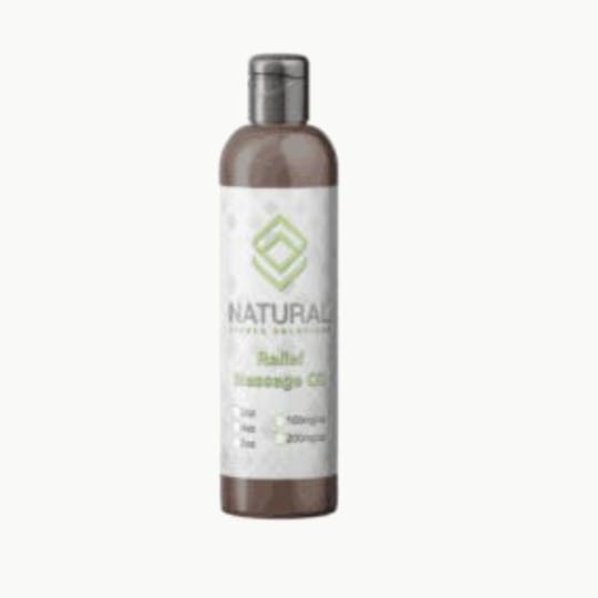 Natural Stress Solutions - Full Spectrum CBD Massage Oil 200mg/oz 4oz-Bottle - 1