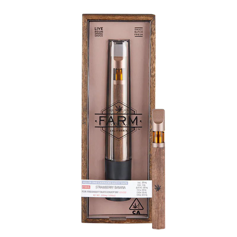 Almora Strawberry Banana - .5g All In One disposable