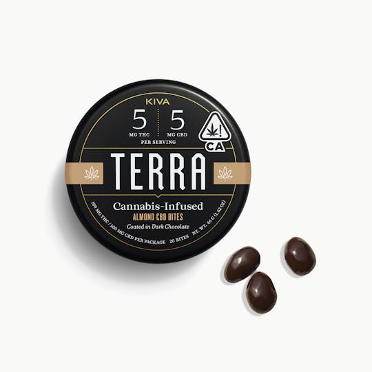Kiva Confections - Terra Almond 1:1 CBD Bites - 1