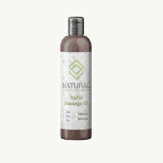 Natural Stress Solutions - Full Spectrum CBD Massage Oil 100mg/oz 8oz-Bottle - 1