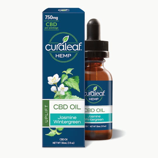Curaleaf Hemp - Hemp CBD Tincture Drops - Jasmine Wintergreen - 1