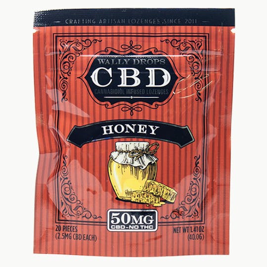 Wally Drops - Wally Drops CBD Lozenges 50mg - Honey - 1