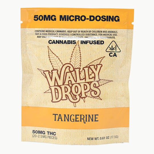 Wally Drops - Wally Drops THC Lozenges 50mg - Tangerine - 1