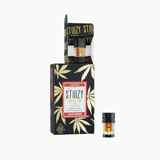 STIIIZY - Vape Cartridge - JACK HERER .5G Live Resin Pod - STIIIZY - 1
