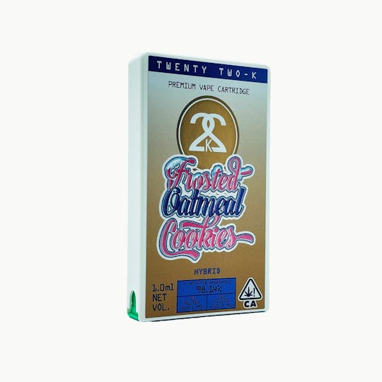 Twenty Two K / 22k - 22K - Frosted Oatmeal Cookies - Cartridge - 1.0ml - 1