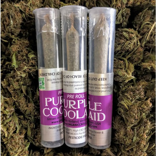 Organic CBD - Purple Coolaid CBD Pre-Rolls - 1